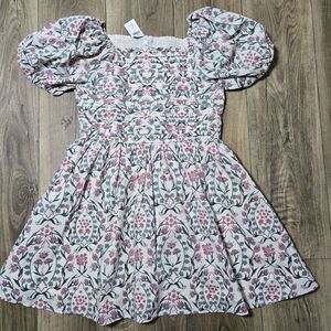 Abercrombie &  Fitch Kids 17/18 Women S Emerson Poplin Puff‎ Sleeve Mini Dress